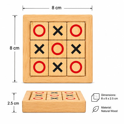 Wooden Puzzle XO Game
