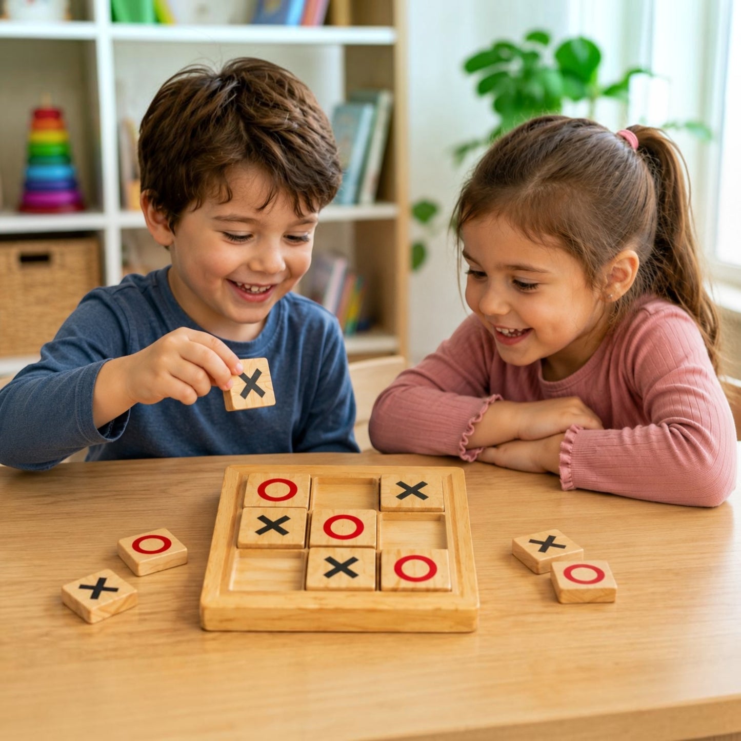 Wooden Puzzle XO Game